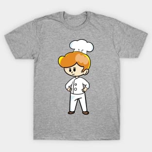 chef cartoon character  drawing T-Shirt